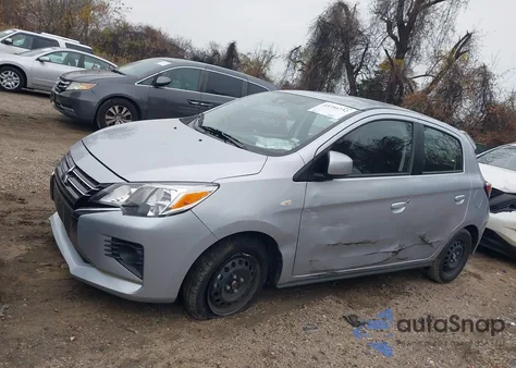 2024 Mitsubishi Mirage Es/Le из США, поврежденный, VIN ML32AUHJ6RH016733